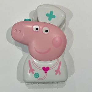 Peppa Pig Doctor Nurse Check Up Kit w/ Case Roleplay Toy - 7 PCs